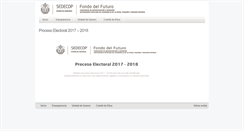 Desktop Screenshot of fondodelfuturo.gob.mx